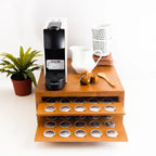 Tiroir de rangement élégant pour capsules de café